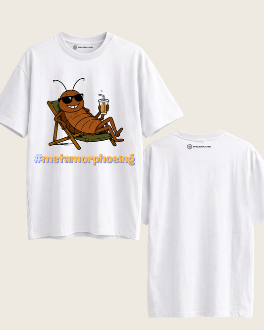 Cockroach Oversized Tshirt - #Metamorphosing