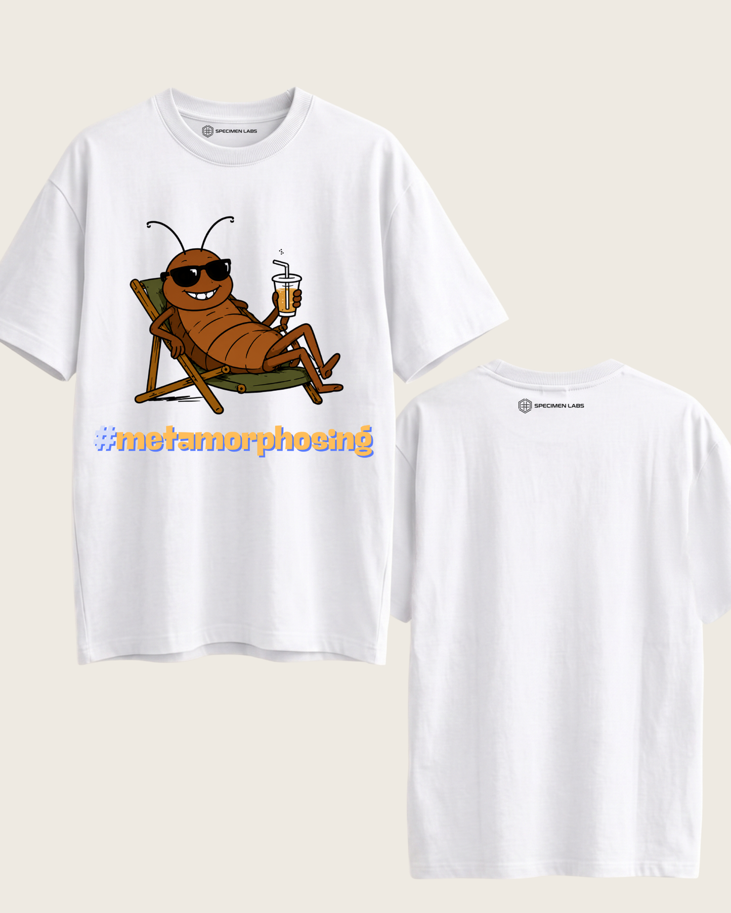 Cockroach Oversized Tshirt - #Metamorphosing