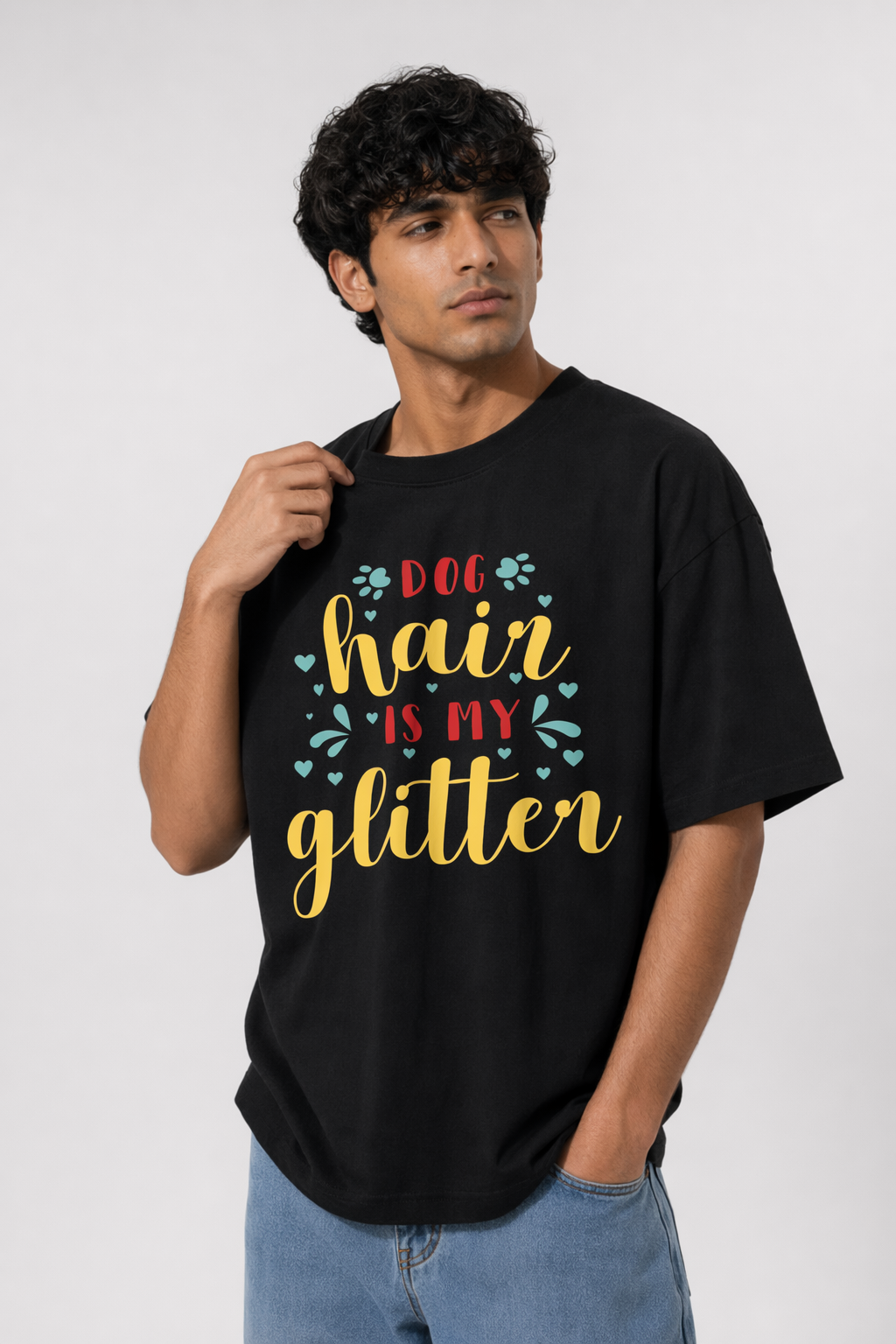 Dog Glitter - Black