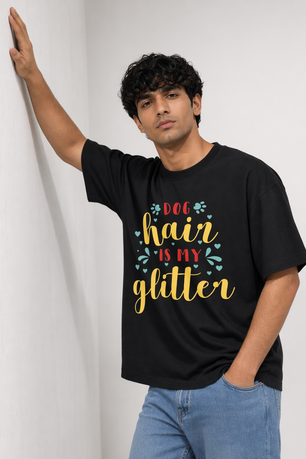 Dog Glitter - Black