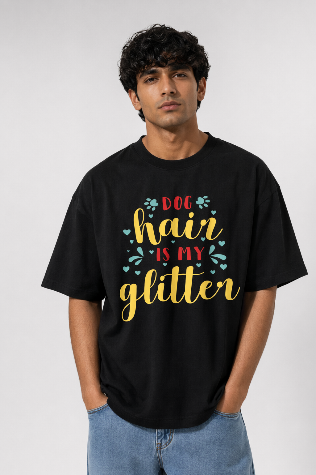 Dog Glitter - Black
