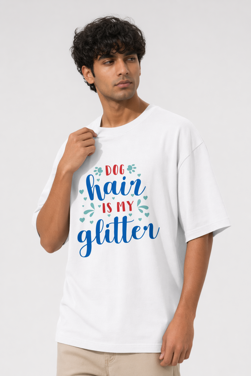 Dog Glitter - White