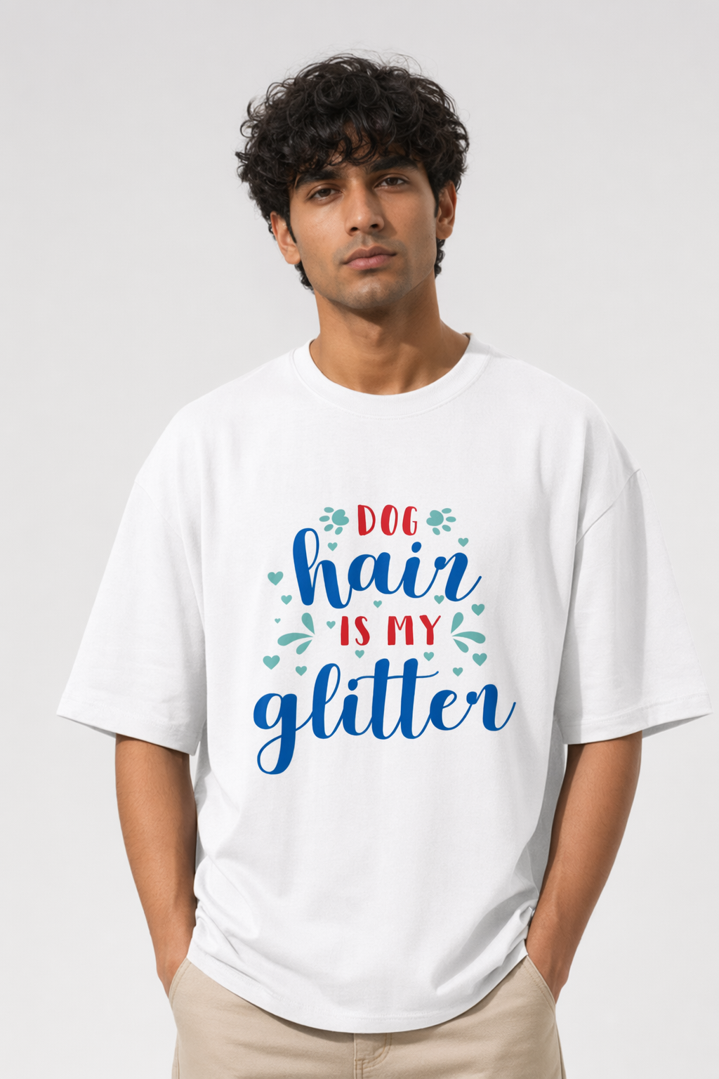 Dog Glitter - White
