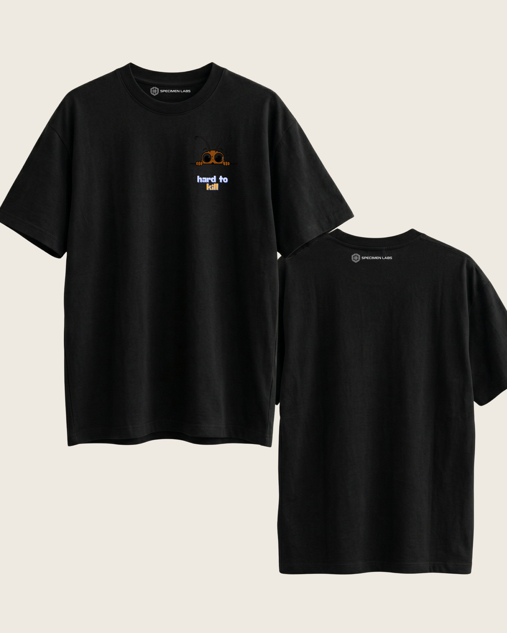 Cockroach Oversized Tshirt - Hard to Kill (Minimal)